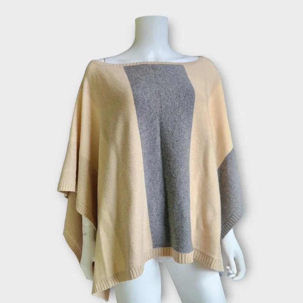 Theory Womens Cashmere Poncho Size S Oversized Sweater